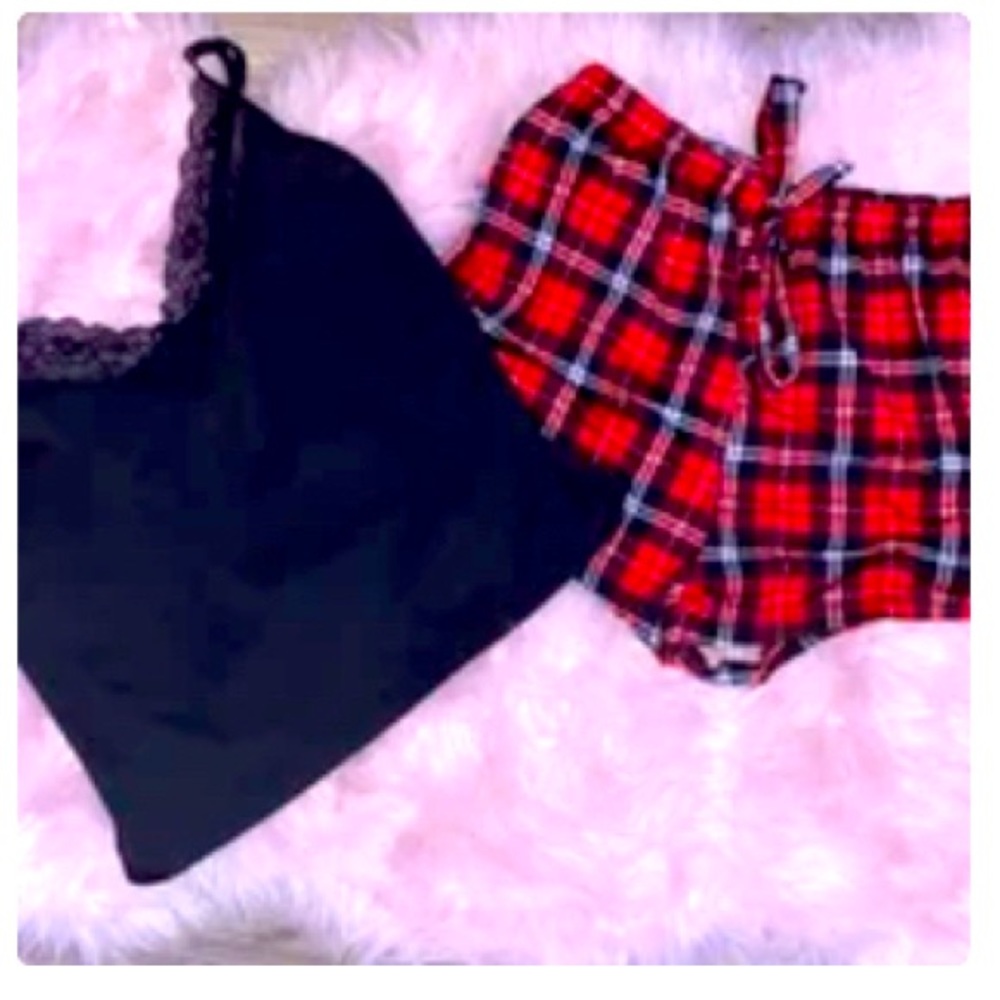 Plad Pajama Set